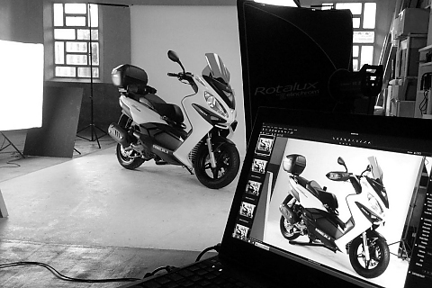 Fotografía de producto para Rieju motos en Figueres
