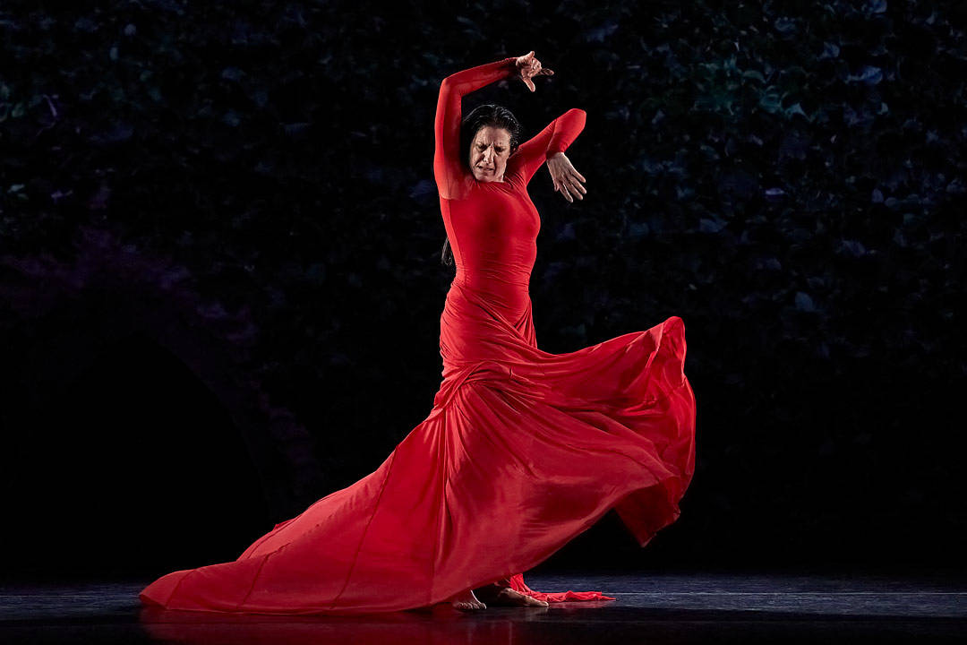 Fotografías de espectáculo, fotografías de la bailaora María Pagés, Peralada, Toti Ferrer Fotògraf